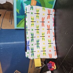 Colorful Dragonfly Pouch